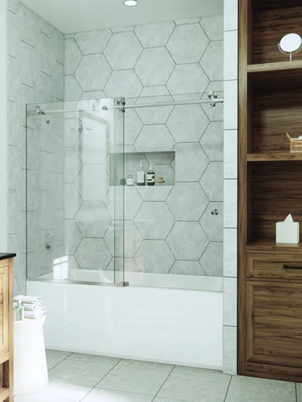 sliding shower enclosure