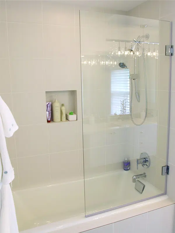 bathtub glass installation