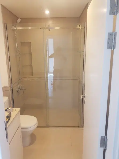 glass shower enclosure