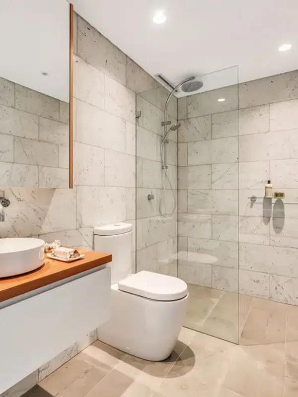 shower screen partition with frameless
